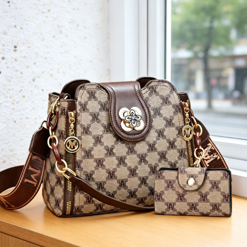 Women'S Bags For Work - ヴィンテージ風レタープリントショルダーバッグ、ファッショナブルで多用途なクロスボディバッグ、仕事や日常使いに最適