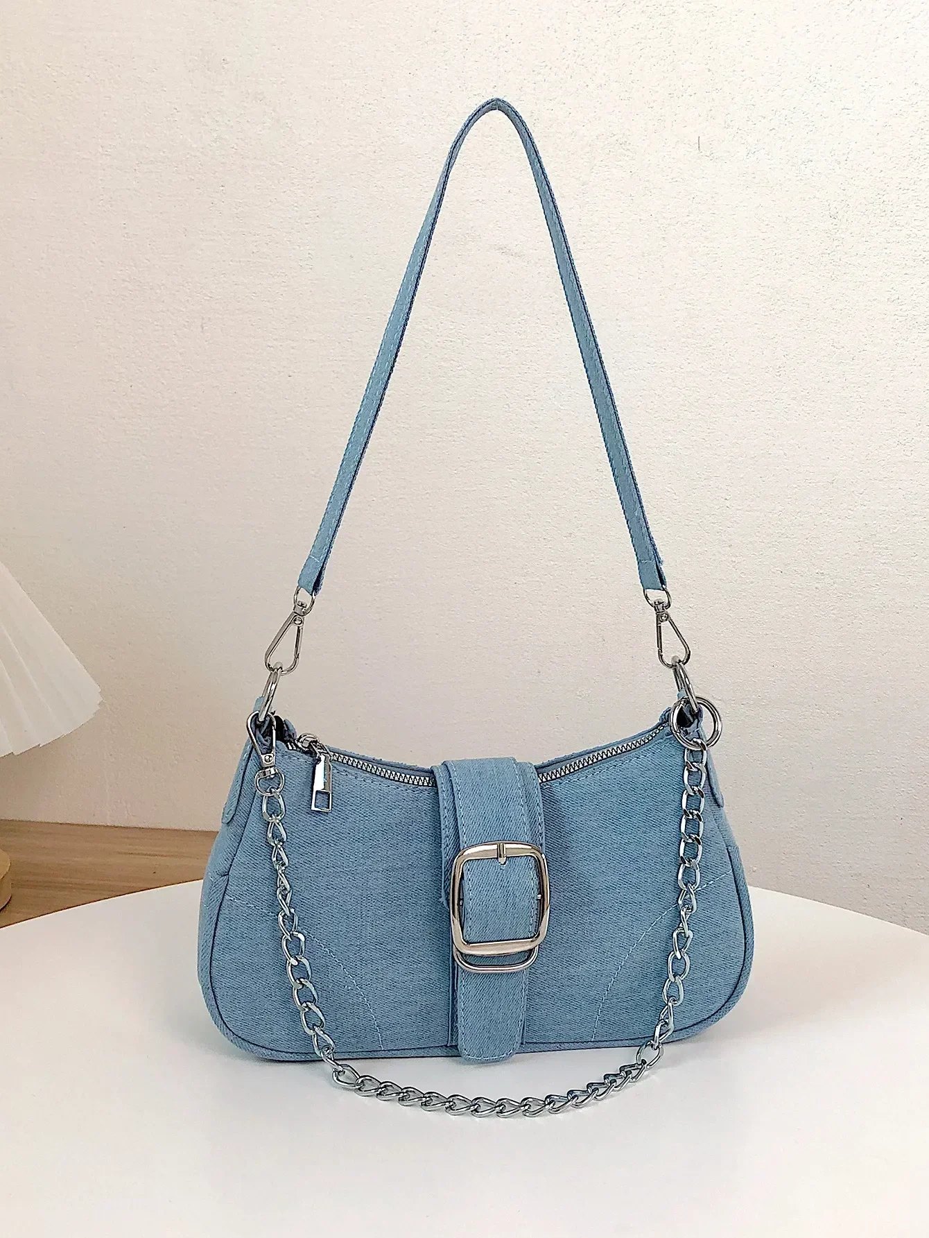 Women Bags Jeans - スモールデザインジーンズバッグレディース新作クロスショルダーバッグショルダーキャンバスバッグ