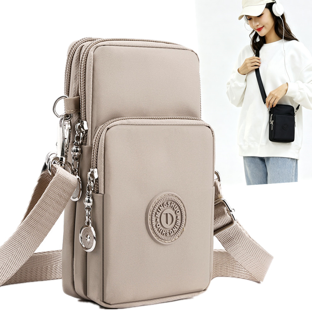 Women Bags Mini - 携帯電話バッグ レディース クロスボディ オックスフォード生地 小型バッグ 縦型スタイル