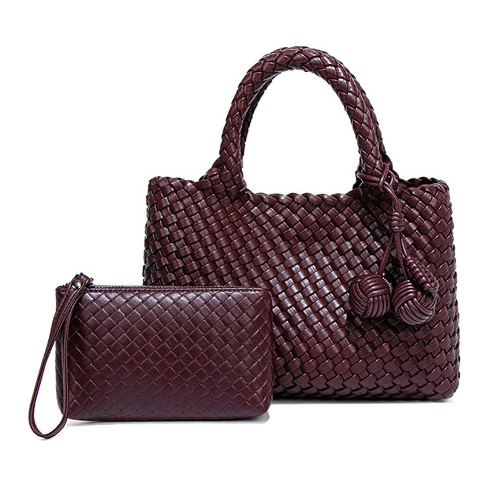 Women'S Tote Bags Designer - 織り込みショッパーバッグ おしゃれなトップハンドルトートバッグ ショルダーハンドバッグ ストラップ付きカジュアルサッチェルバッグ 普段使いに最適なデザイン