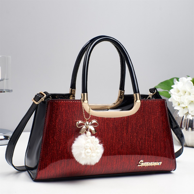 Women Bags Branded Sale - デザイナーブランドの明るい革製ファッションハンドバッグ、女性用ショルダー/クロスボディバッグ、ホットセール、カジュアルトートバッグ、サック・ア・マン・ファム