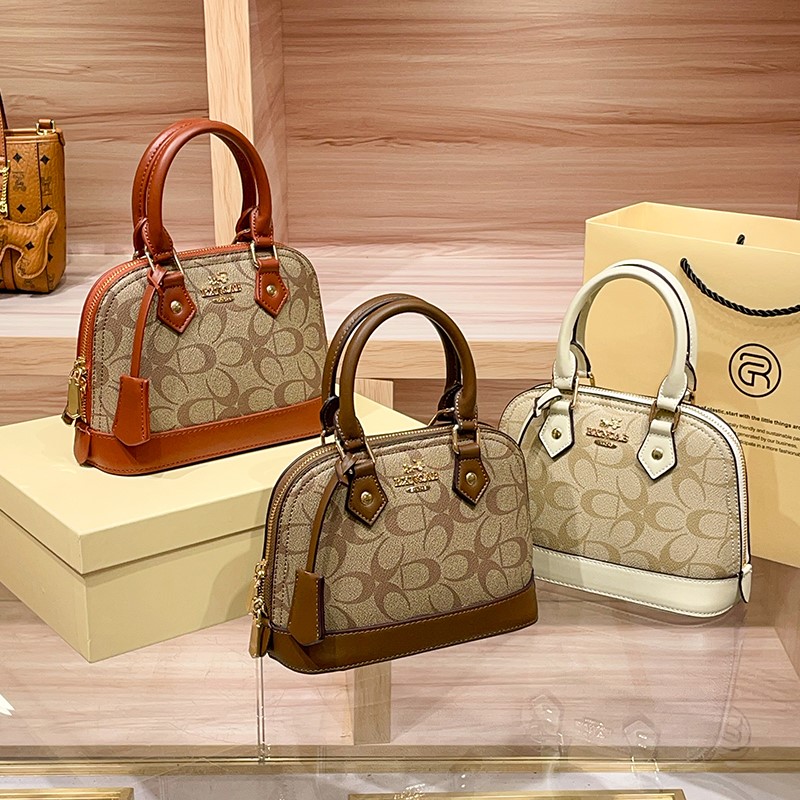 Women Bags Coach - ブランドレディースハンドバッグシェルバッグ2025新作ハイエンドレトロハンドバッグショルダーバッグ多用途ライトラグジュアリークロスボディレディースバッグトレンド