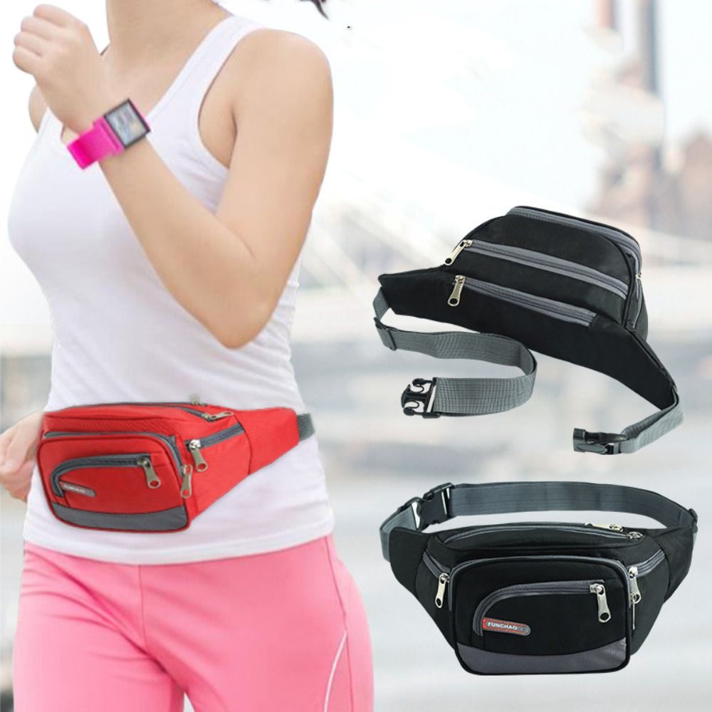Women'S Bum Bags - 女性用マルチレイヤーウエストパック、防水ファニーバッグ、大容量、耐摩耗性、チェストバッグ、ヒップbum、カジュアル
