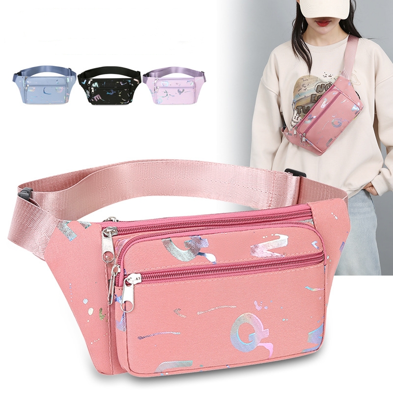 Women'S Bum Bags - ファニーパック女性ブロンズ印刷ベルトバッグファッションウエストバッグクロスボディバッグウエストバッグランニング旅行ワークアウトウエストバッグ