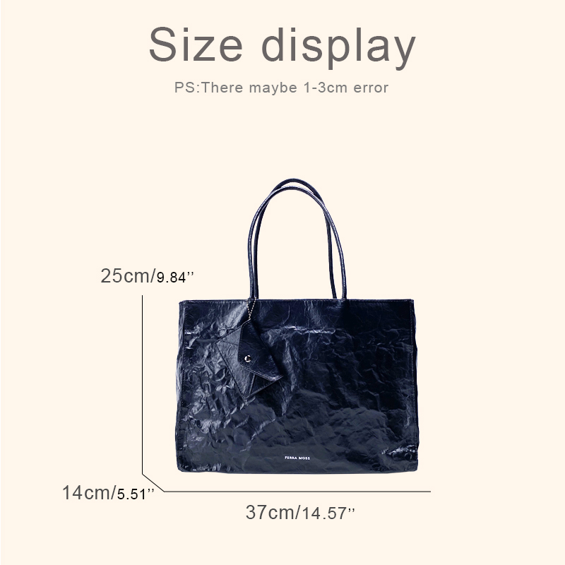 韓国カジュアルクラフト紙トートバッグ女性の高級デザイナーハン - Women'S Tote Bags Designer のレビューと価格