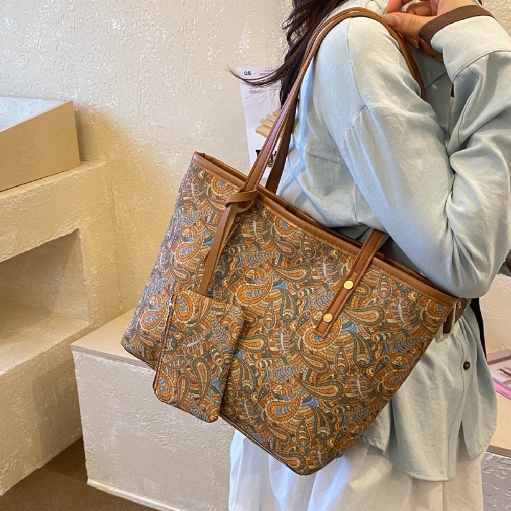 2 個女性大容量トートバッグ小銭入れセット韓国ファッション多 - Women'S Bags For Work のレビューと価格