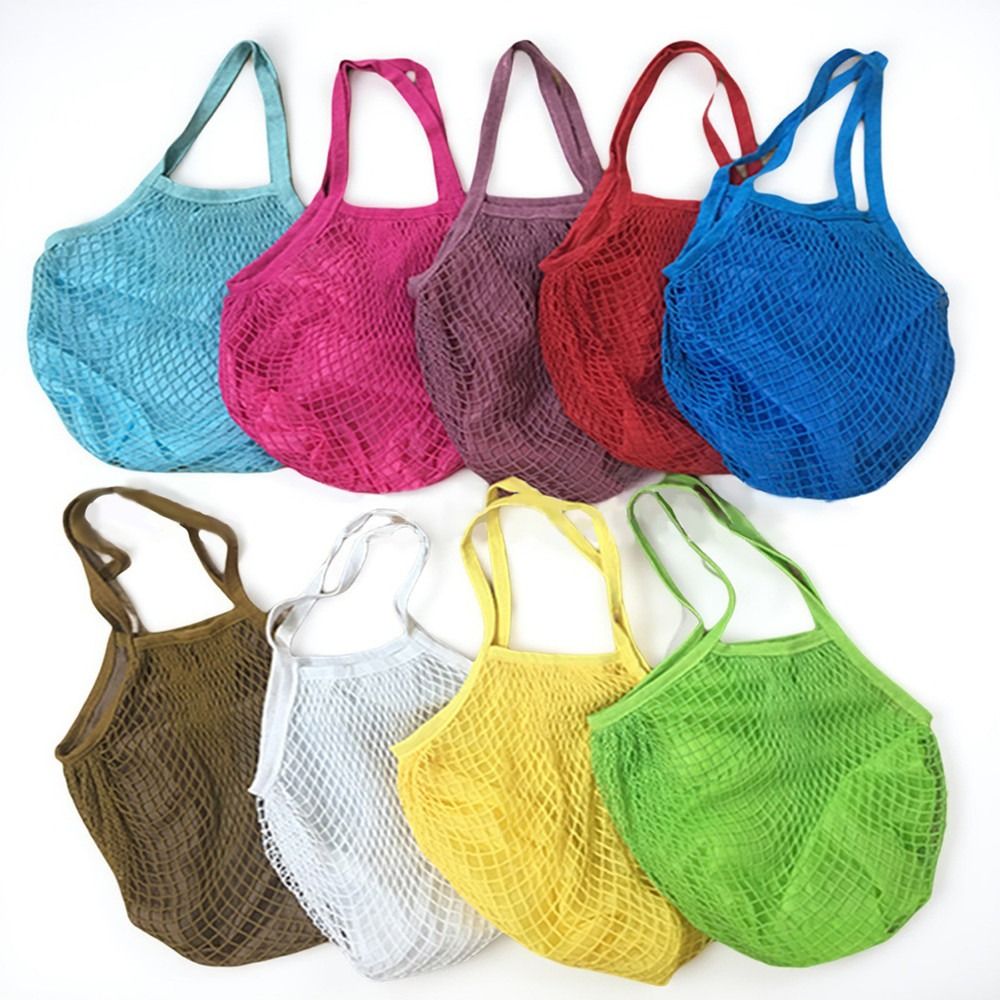 耐久性のある綿製食料品袋メッシュロープ再利用可能なオーガナイ - Crochet Market Bag のレビューと価格