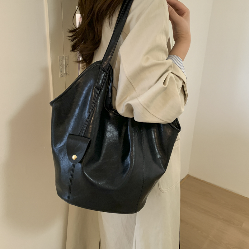 PU無地縫製ファッショントートバッグ大容量上品レディースバッ - Women Bags Branded Sale のレビューと価格