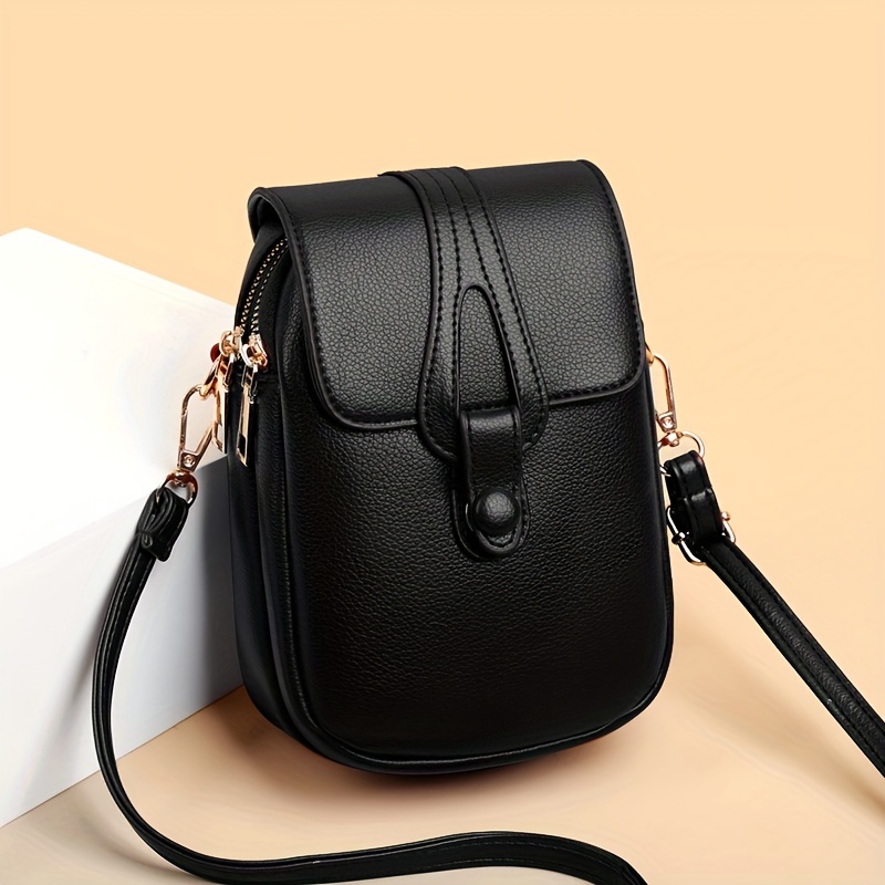 スタイリッシュなフリップオープン Pu レザークロスボディバ - Women Bags In Amazon のレビューと価格