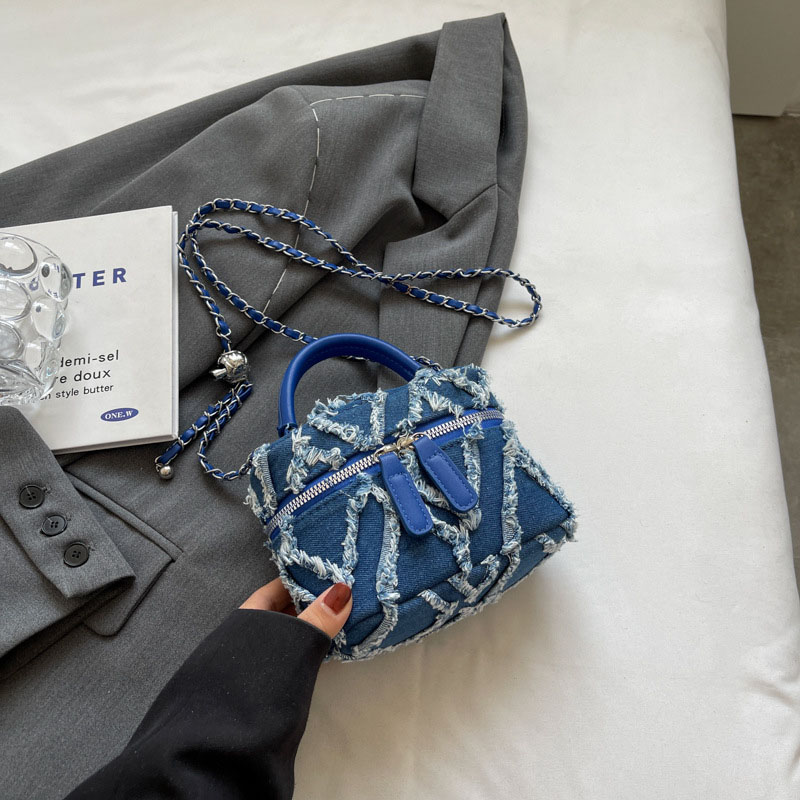 女性用チェーン付きシングルショルダーバッグ,ハンドバッグ,デ - Women Bags Jeans のレビューと価格