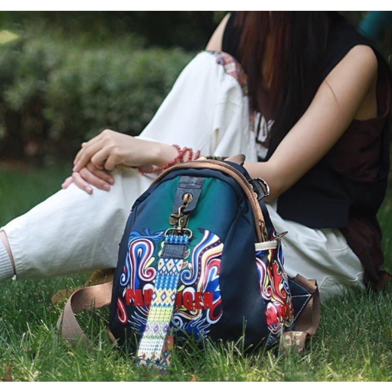 ショルダー女性用低価格クロスボディエスニックスタイルプリント - Women Bags Price のレビューと価格