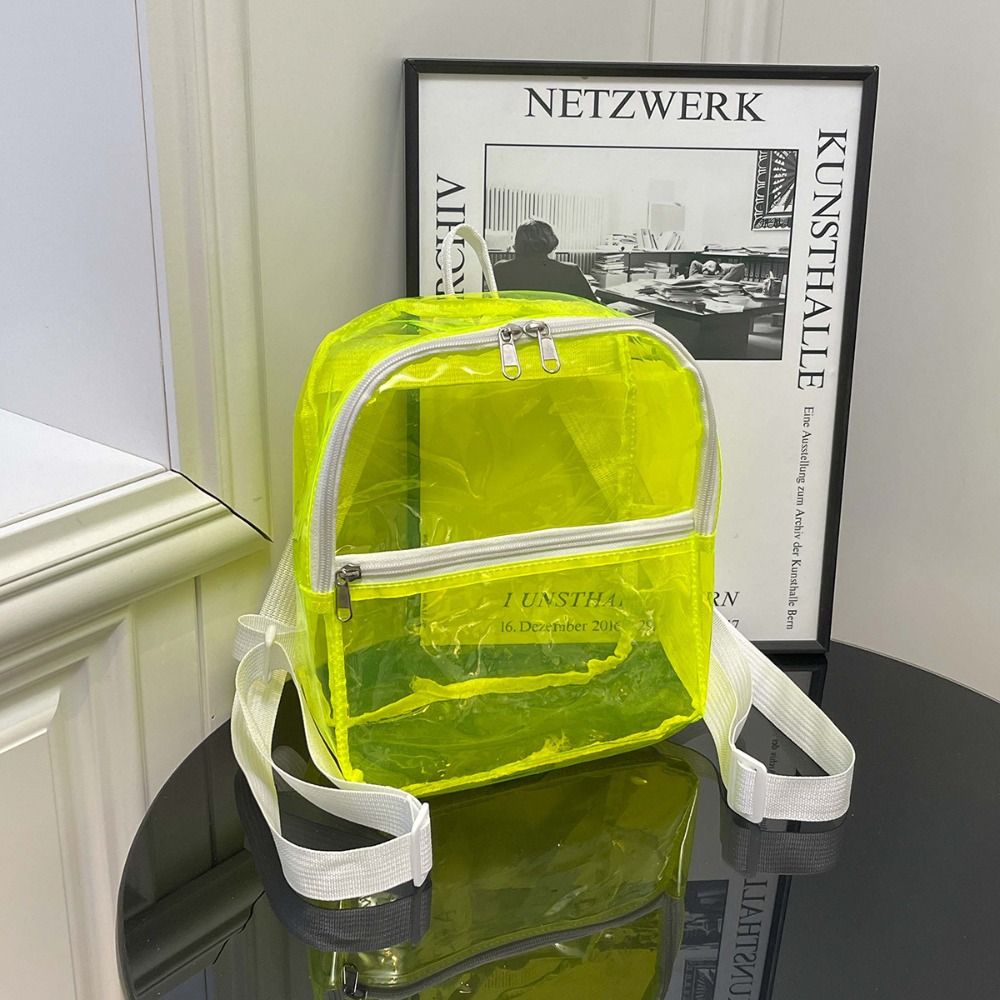 透明PVCバックパック 多機能ポケット 防水 ジェリービーチ - Jelly Bag Clear Pvc のレビューと価格
