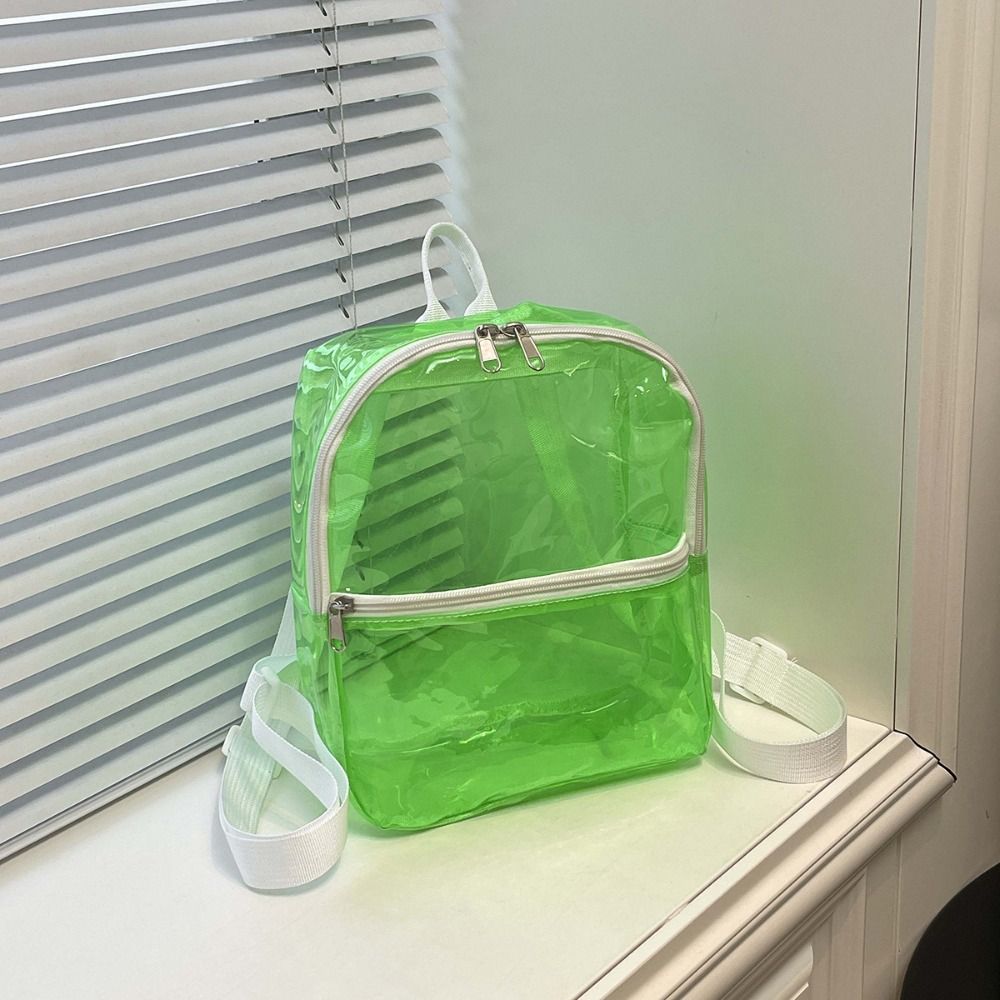 透明PVCバックパック 多機能ポケット 防水 ジェリービーチ - Jelly Bag Clear Pvc のレビューと価格