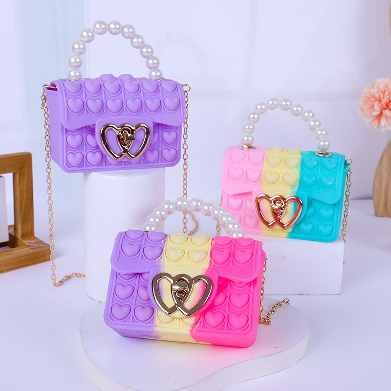 シリコンラブバブルゼリーバッグ、ポッパー圧力軽減財布、フェイ - Mini Purse Chain のレビューと価格