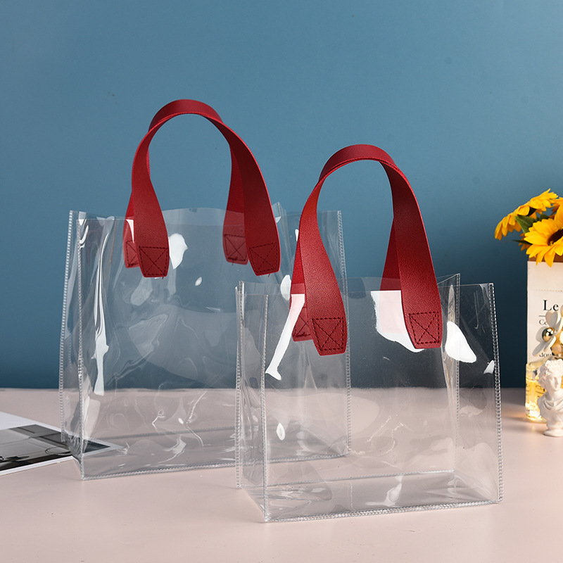 透明なPVCショッピングバッグ,大容量,プラスチック,ゼリー - Jelly Bag Clear Pvc のレビューと価格