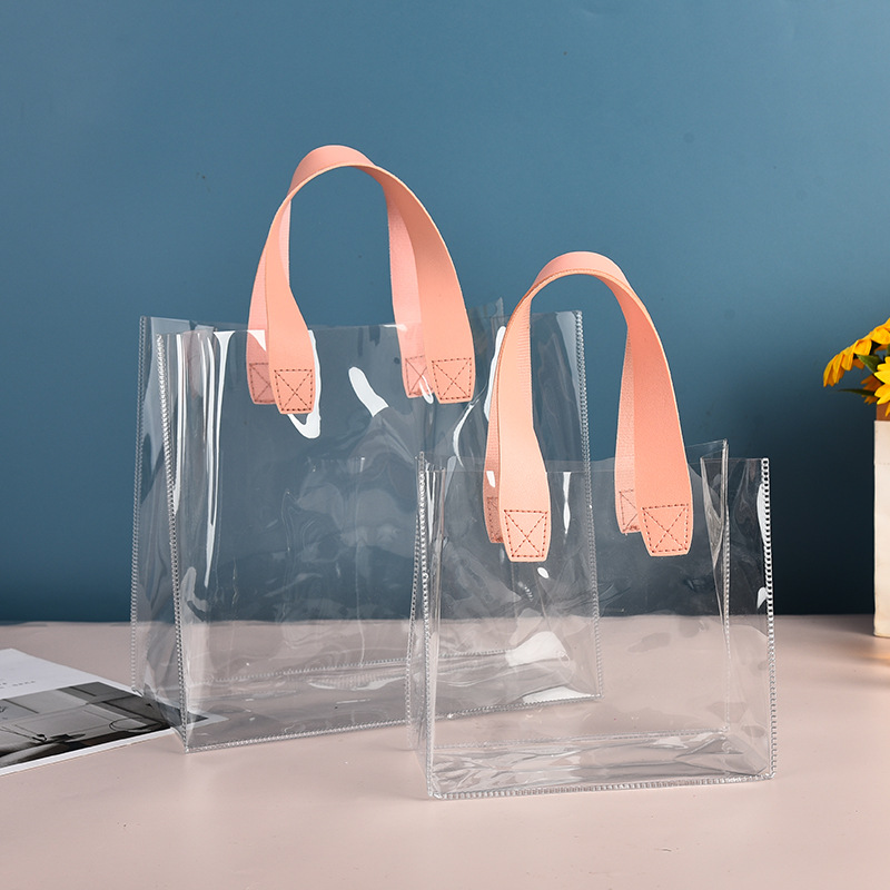 透明なPVCショッピングバッグ,大容量,プラスチック,ゼリー - Jelly Bag Clear Pvc のレビューと価格