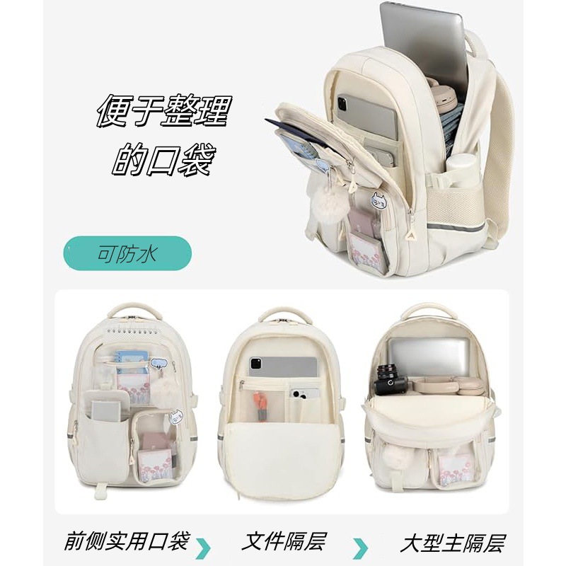 ティーンエイジャー向け軽量オックスフォード生地スクールバック - Women Bags Price のレビューと価格