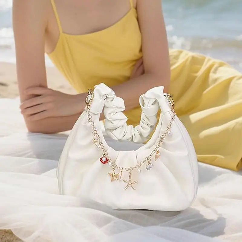 バッグチャーム ハンドバッグ用 ゴールデンキーホルダー 財布 - Women Bags Golden のレビューと価格