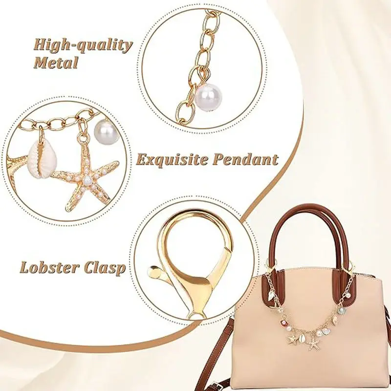 バッグチャーム ハンドバッグ用 ゴールデンキーホルダー パー - Women Bags Golden のレビューと価格