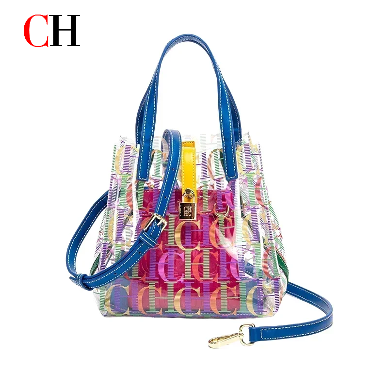 CH ジェリートートバッグ クリア PVC 女性用ハンドバッ - Jelly Bag Clear Pvc のレビューと価格