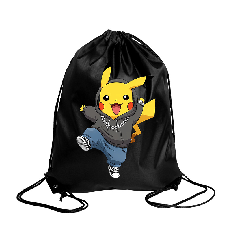 ポケモン巾着バッグ漫画バンドルバッグピカチュウプリント収納ポ - Women Bags In Amazon のレビューと価格