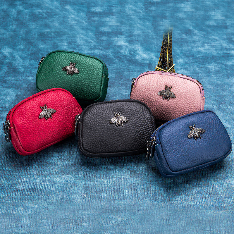 女性牛革ダブルジッパーポータブル財布バッグ蜂カード Hode - Women Bags Coach のレビューと価格