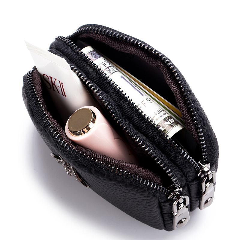 女性牛革ダブルジッパーポータブル財布バッグ蜂カード Hode - Women Bags Coach のレビューと価格