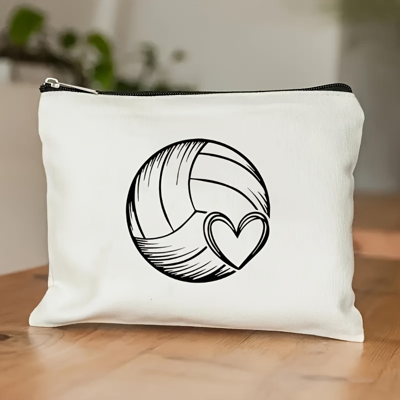 バレーボールをテーマにした化粧バッグ - 女性向けのかわいい - Women Bags In Amazon のレビューと価格