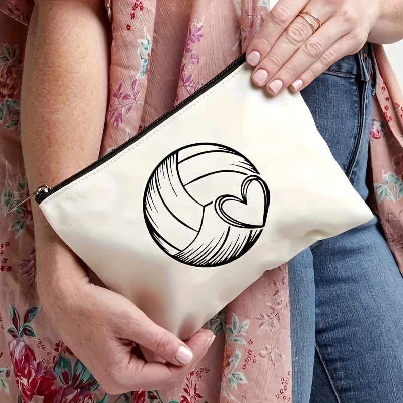 バレーボールをテーマにした化粧バッグ - 女性向けのかわいい - Women Bags In Amazon のレビューと価格