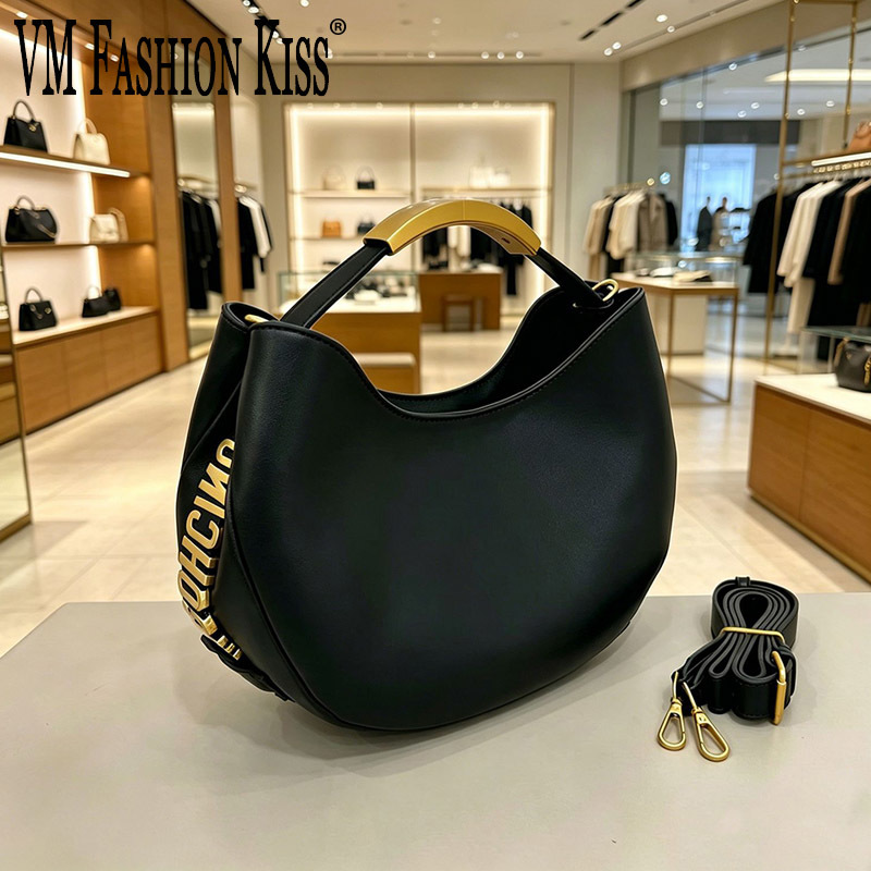 デミサークル女性用ゴールデンレタートート巾着バケットバッグ高 - Women Bags Golden のレビューと価格