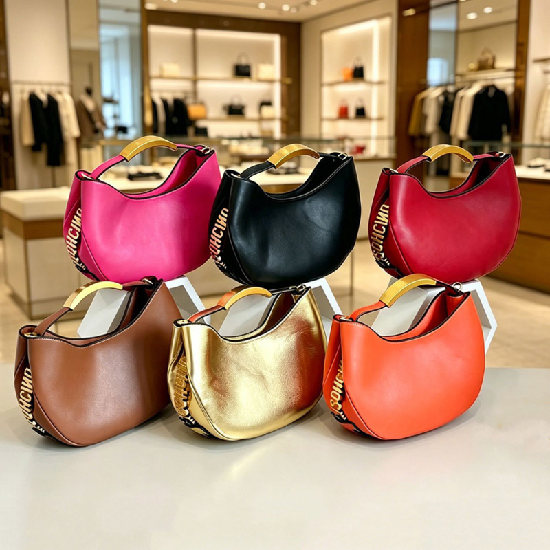 デミサークル女性用ゴールデンレタートート巾着バケットバッグ高 - Women Bags Golden のレビューと価格