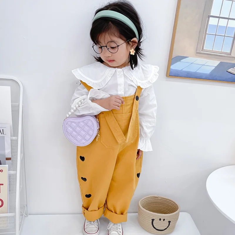 小さな女の子のためのハート型のショルダーバッグ,かわいい小さ - Mini Purse Chain のレビューと価格