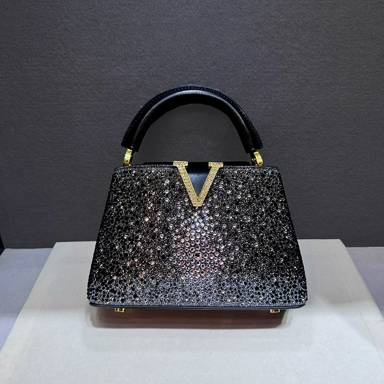 高級デザイナーブランド高品質レザーセットダイヤモンドハンドバ - Women Bags Branded Sale のレビューと価格