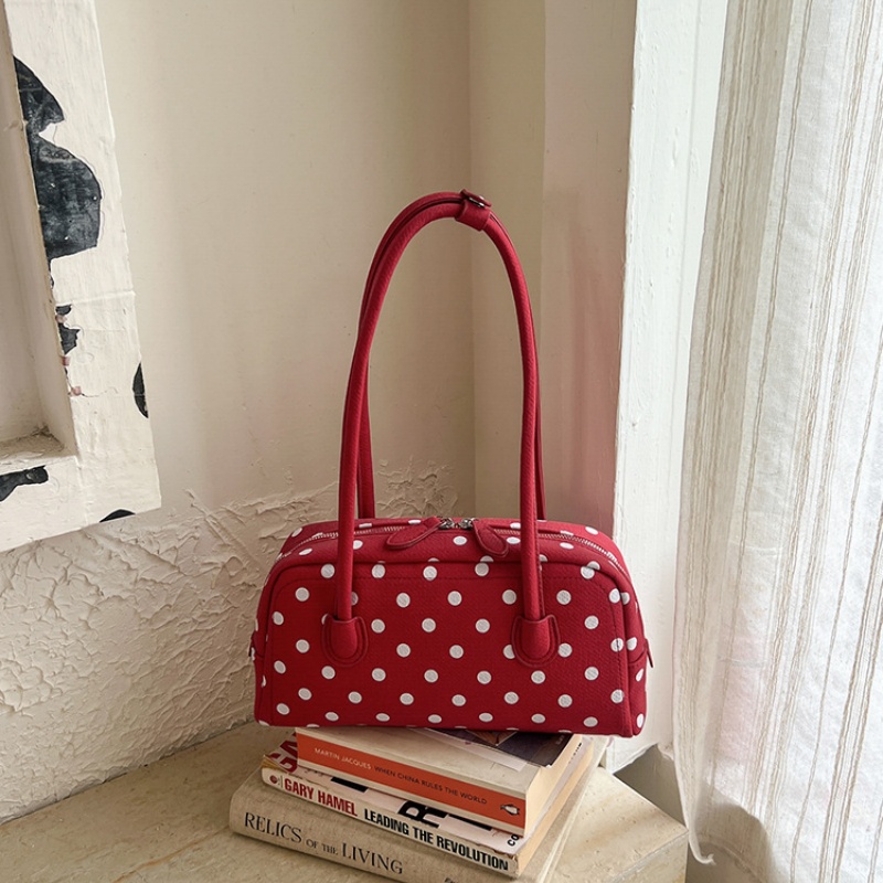 2026年新作ポルカドットミニボストンショルダーバッグ、エレ - Women Bags Mini のレビューと価格