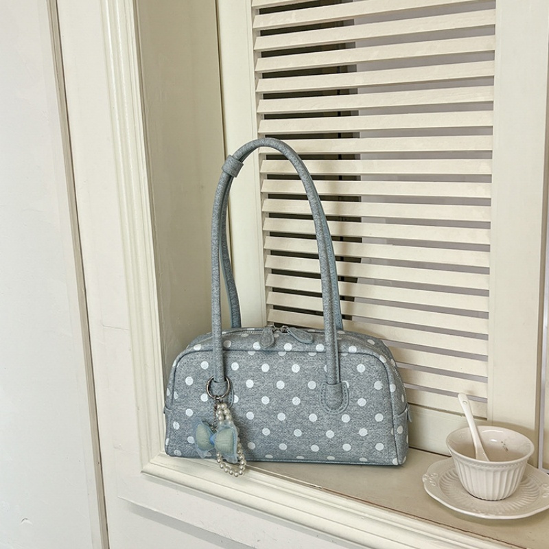 2026年新作ポルカドットミニボストンショルダーバッグ、エレ - Women Bags Mini のレビューと価格
