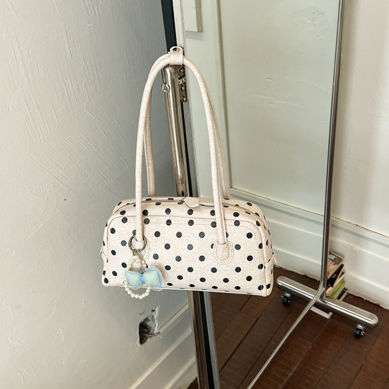 2026年新作ポルカドットミニボストンショルダーバッグ、エレ - Women Bags Mini のレビューと価格