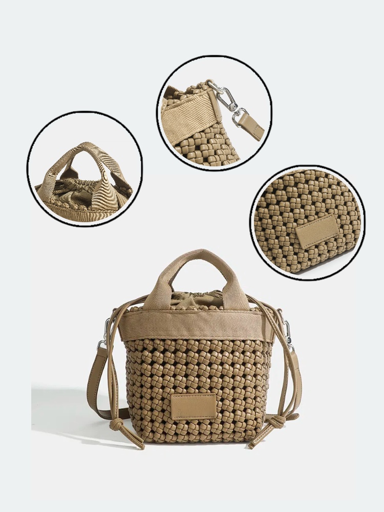 Kazrvna-pu長方形バケットトートバッグ,女性用バッグ - Women Bags Price のレビューと価格