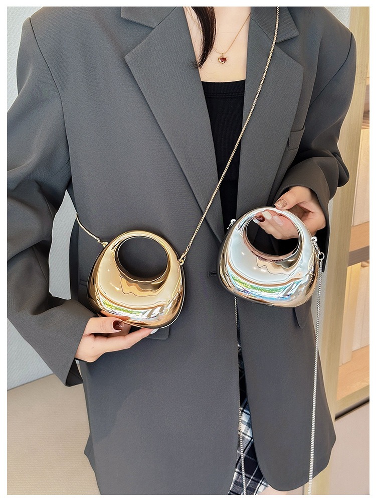 ミニゴールデンイブニングバッグ、財布とハンドバッグ、ラグジュ - Women Bags Golden のレビューと価格