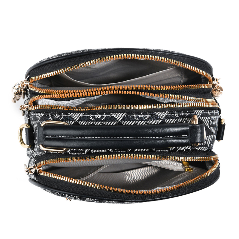 3ピースレタープリントミニラウンドバッグ（複数のカラーオプシ - Women Bags Mini のレビューと価格