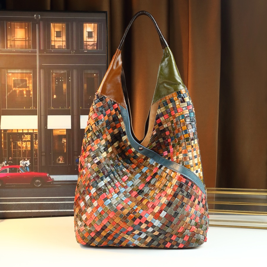オリジナルニッチデザインブランド高品質手作りレザーレトロショ - Women Bags Branded Sale のレビューと価格