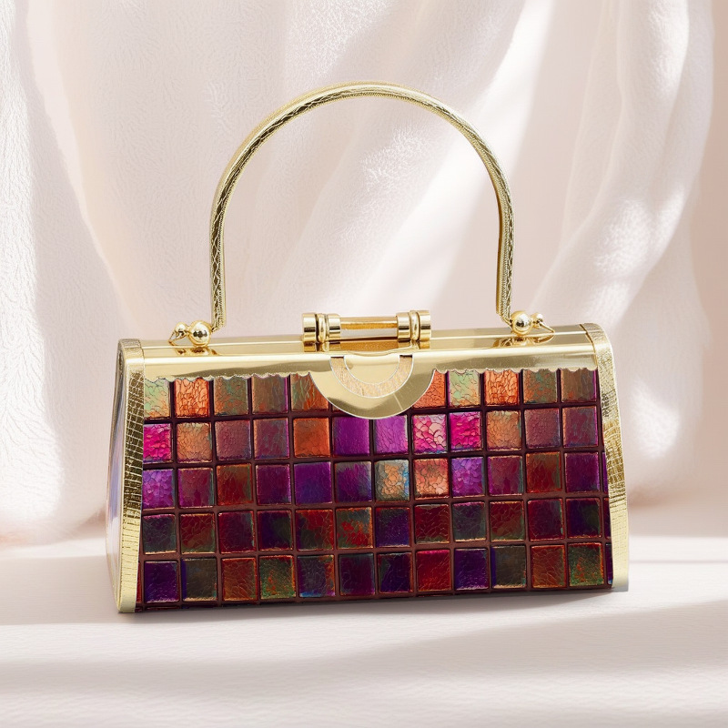 ゴールデンダイヤモンドセットステージキャットウォークチャイナ - Women Bags Golden のレビューと価格
