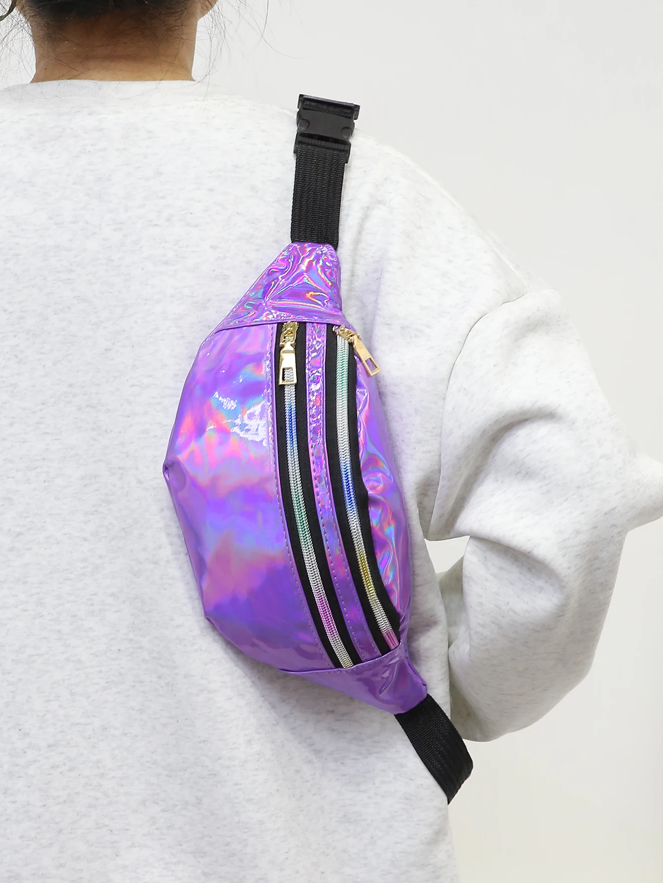 女性用レーザーファニーパック,ショルダーストラップ付きベルト - Women'S Bum Bags のレビューと価格