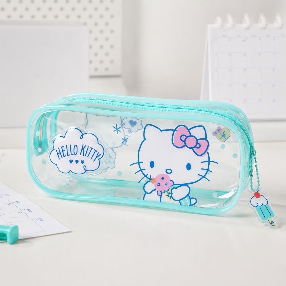 ハローキティ サンリオ 正規品 ゼリーペンケース かわいいク - Jelly Bag Clear Pvc のレビューと価格