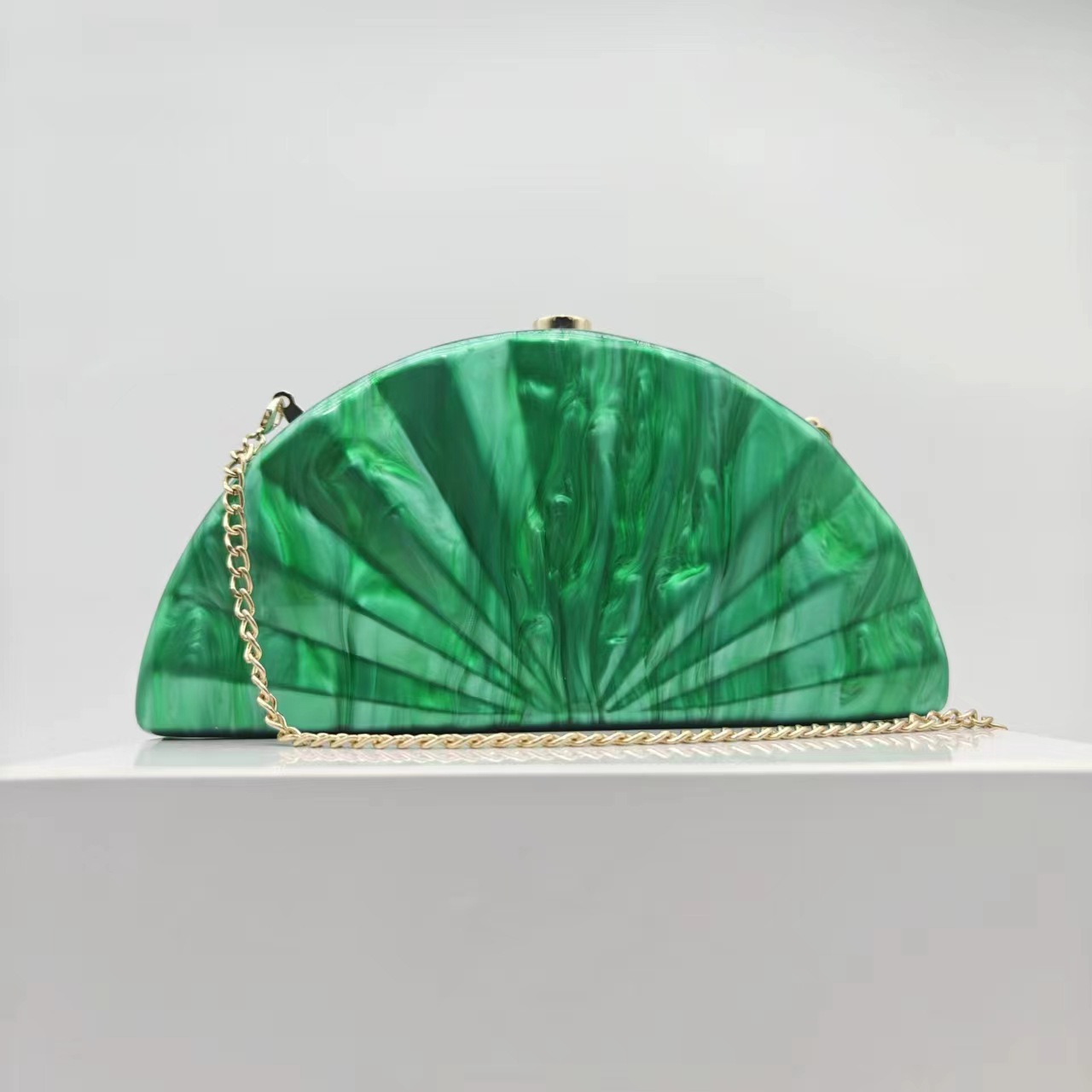 女性のための円形のアクリルボックスのクラッチ、デイバッグ、ハ - Mini Purse Chain のレビューと価格