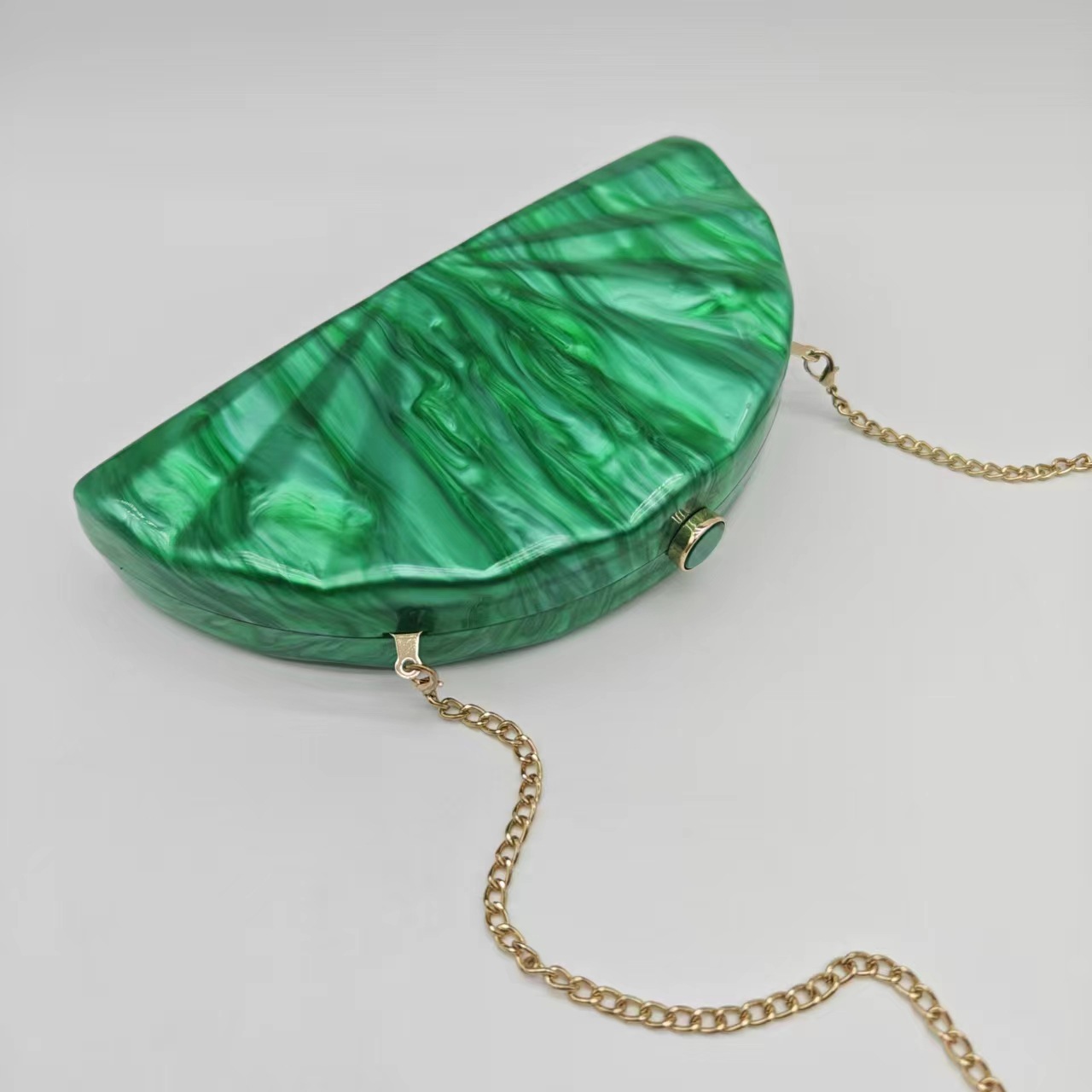 女性のための円形のアクリルボックスのクラッチ、デイバッグ、ハ - Mini Purse Chain のレビューと価格