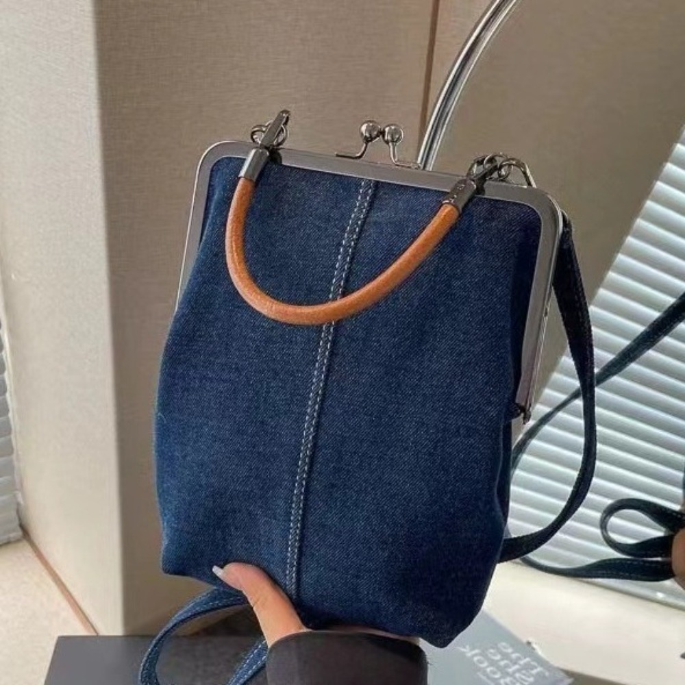 新しいヴィンテージスタイルの女性用ハンドバッグ、ファッショナ - Women Bags Jeans のレビューと価格