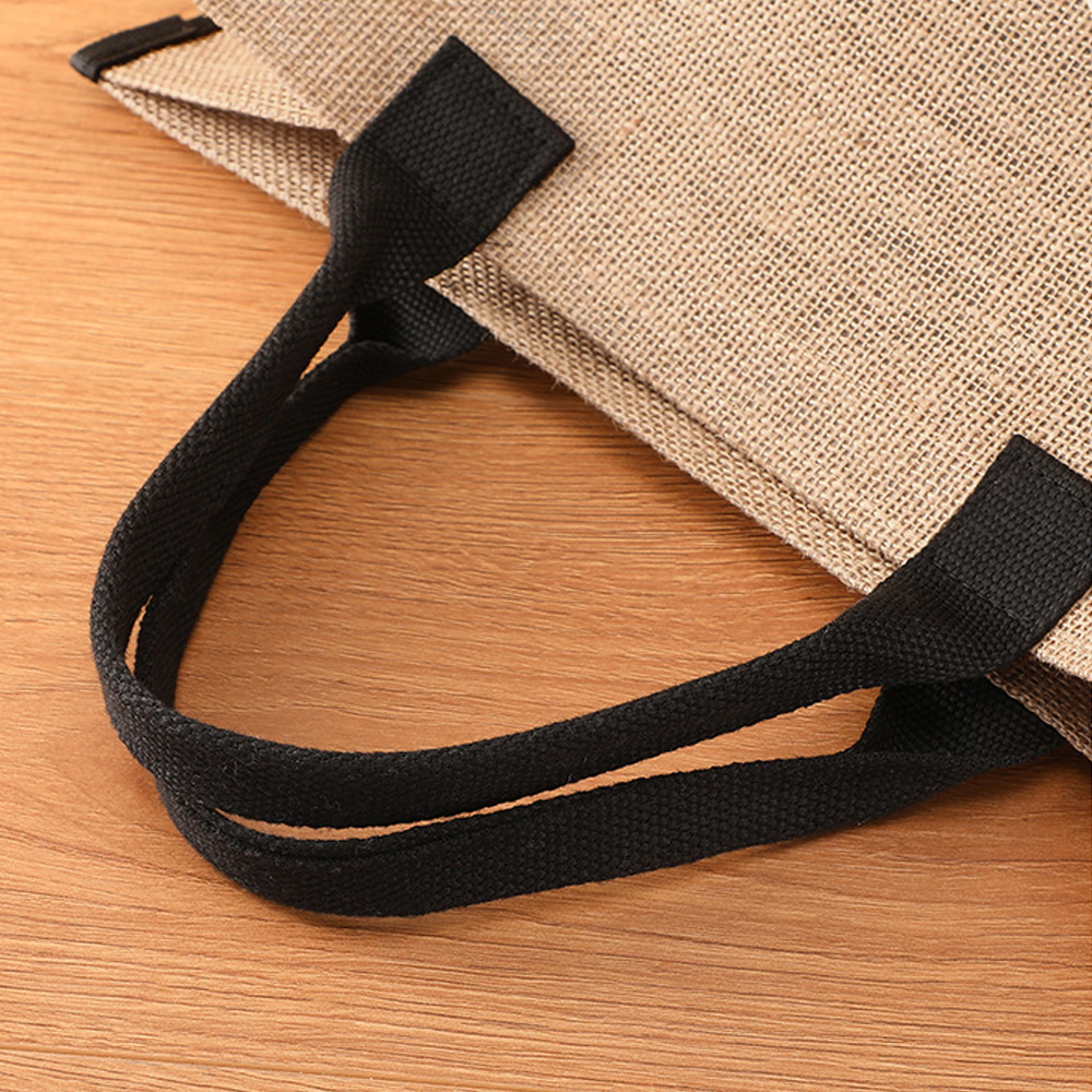 ヴィンテージジュートショッピングバッグ,リネントートバッグ, - Women Bags Jute のレビューと価格