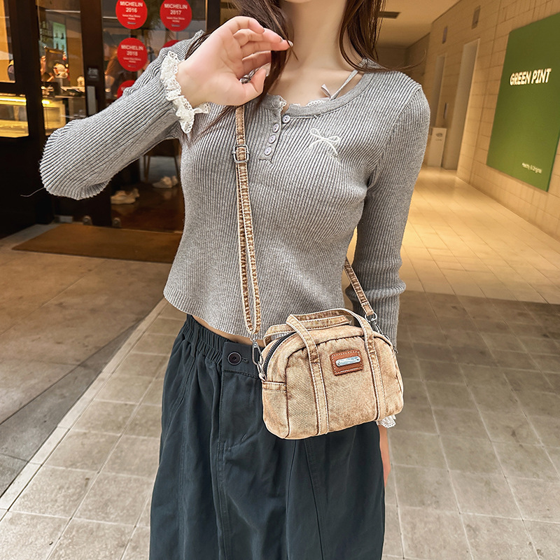 新しい韓国スタイルのミニクロスボディバッグファッションデニム - Women Bags Mini のレビューと価格