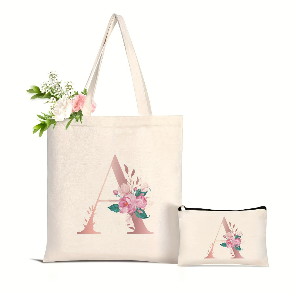 1個入り 花柄ラブレタープリント トートバッグ 大容量 レデ - Women'S Tote Bags Designer のレビューと価格