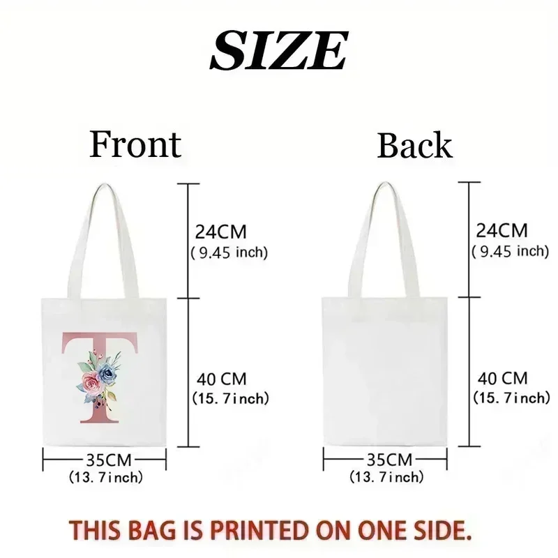 1個入り 花柄ラブレタープリント トートバッグ 大容量 レデ - Women'S Tote Bags Designer のレビューと価格